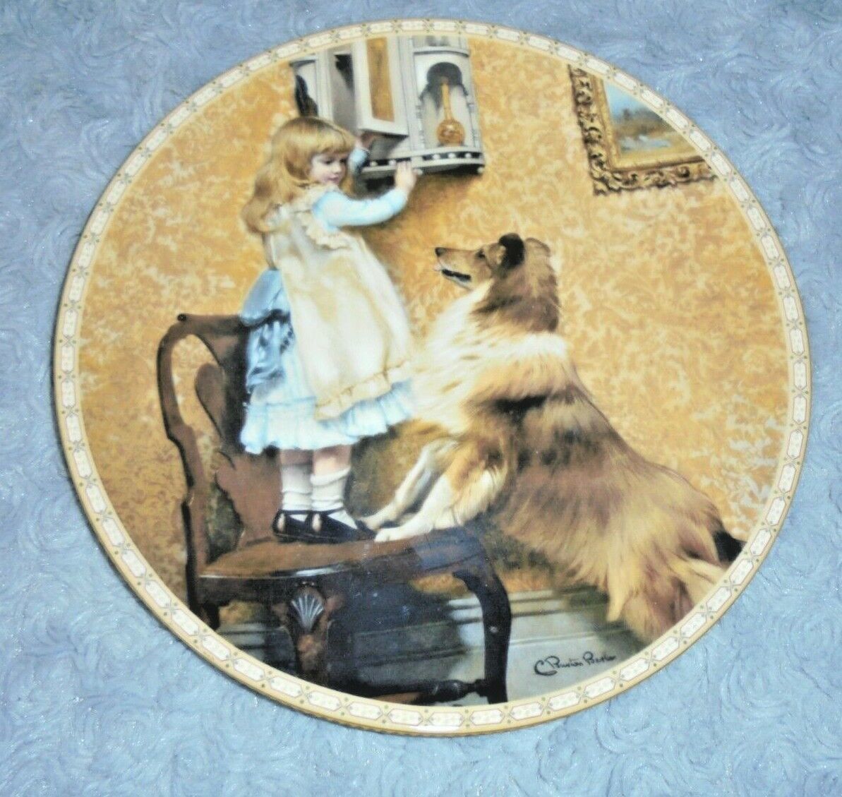 Royal Doulton Collector Plate Charles Burton Barber "Say Please" 1992 Victorian - $11.12