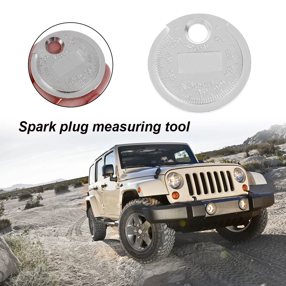 Coin-Type Ignition Spark Plug Gap Gauge Measuring Tool 0.6-2.4mm Range G... - £9.95 GBP