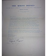 Vintage The White Agency Insurance Conslutants Fremont MI Correspondence... - $37.13 MXN
