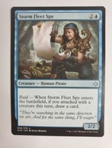 MTG Magic The Gathering Card Storm Fleet Spy Creature Human Pirate Blue - £5.73 GBP