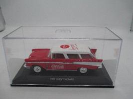 Coca-Cola Motor City 1955 Chevy Bel Air Nomad Die Cast Model 1:24Scale Red - £20.79 GBP