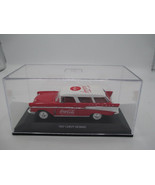 Coca-Cola Motor City 1955 Chevy Bel Air Nomad Die Cast Model 1:24Scale Red - £20.54 GBP