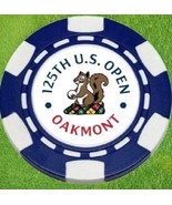US Open 2025 Oakmont CC  Clay Poker Chip Blue Poker Chip - 1pc - $5.41 CAD