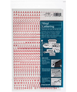 Chartpak Self-Adhesive Vinyl Capital Letters and Numbers, 1/4 Inches Hig... - £9.50 GBP