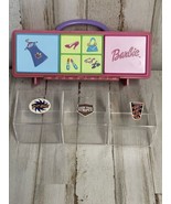 #1742 1999 Tara Toy Barbie Accessory Plastic Carrying Storage Case Handl... - $262.06 MXN