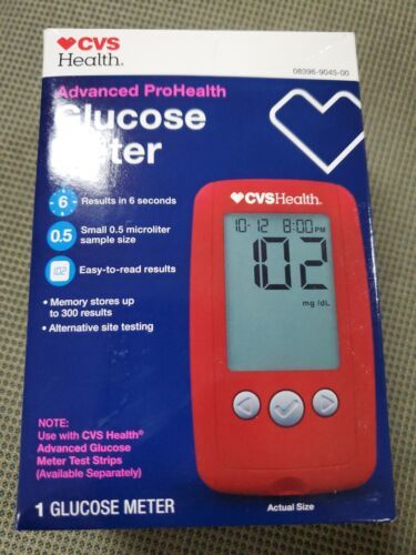CVS Advanced ProHealth Glucose Meter - Results In Seconds NEW - $6.99