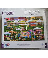 Sure-Lox Art Hometown Collection Farmers Market 1500 Pc Jigsaw Puzzle NEW - $23.75