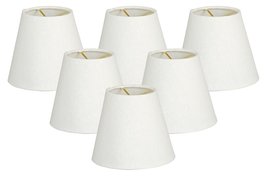 Royal Designs, Inc. Hardback Empire Chandelier Basic Shade CS-920-5LNW-6, Linen  - £38.71 GBP