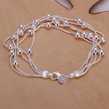 hot sell fashion popular product Silver color Jewelry chain beads Bracelets For  - £14.22 GBP