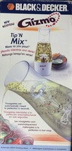 Black &amp; Decker Gizmo Tip N Mix Automatic Salad Dressing Mixer Power Boos... - $7.80