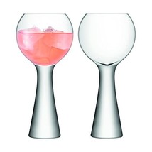 LSA International Moya Wine Balloon Glass, Clear, 550 ml, Set of 2  - £62.11 GBP