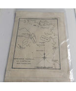 18th Century Dutch Map – Kersmis Kanaal, Tierra del Fuego – Cook’s Secon... - $89.00