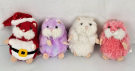 Ganz Webkinz Mazin Hamster Set Lot 4 Petunia Sparkle Nick Snowflake USED... - $19.79