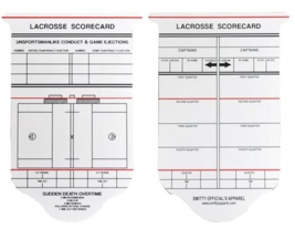 SMITTY | ACS-540 | Collegiate Lacrosse Reusable Game Card | Official&#39;s C... - $14.99