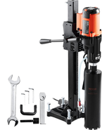 Wet&amp;Dry Concrete Core Drill Rig with Stand, 750RPM Speed &amp; 1-1/4&quot; 5/8&quot; T... - $428.50