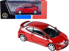 Honda Civic Type R FN2 Euro Milano Red 1/64 Diecast Model Car by Paragon - £20.20 GBP