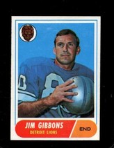 1968 Topps #208 Jim Gibbons Vgex Lions *X79764 - £2.71 GBP