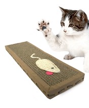 14&quot; Scratching Board with Mouse Decal and Cat Nip The Ideal Pet Toy - £6.10 GBP