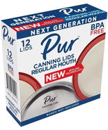 CASE OF 36 PACKAGES - PUR Regular Mouth Canning Lids (12 Pack Lids) - $734.52 MXN