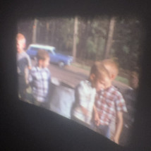 8mm Home Movie Boys Playing In Park &amp; People In Church Library 1960s - $10.52