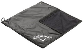 Callaway 2-In-1 Golf Towel &amp; Golf Bag Rain Cover 18.00&quot; x 18.00&quot;, Black - €123,09 EUR
