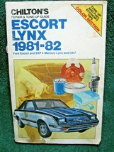 Chilton&#39;s Ford ESCORT/EXP &amp; Mercury LYNX/LN-7 1981-82 Service &amp; Repair Manual!!! - £10.18 GBP