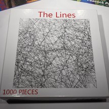 Bgraamiens The Lines 1000 Piece Jigsaw Puzzle Challenging 24&quot; x 24&quot; Comp... - £10.19 GBP