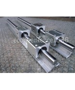 2 pcs SBR30-1200mm 30 MM FULLY SUPPORTED LINEAR RAIL &amp; 4 SBR30UU Truck C... - $390.92 CAD