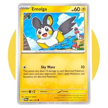 Twilight Masquerade Pokemon Card (YY39): Emolga 069/167 - £1.48 GBP