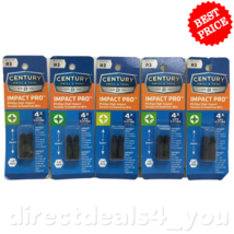 Century Drill &amp; Tool #66103  #3 Impact Pro Phillips Torsion Bits Pack of 5 - £26.81 GBP