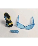 Monster High Gloom Beach Frankie Stein Accessories Lot Sunglasses Beret ... - €15,97 EUR