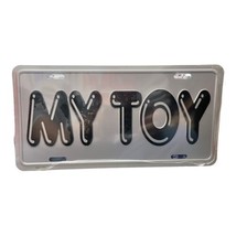 Vintage My Toy Metal Novelty Booster License Plate - $12.07