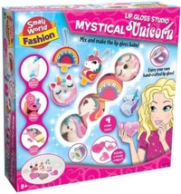 New Lip Gloss Studio By Small World Toys Mystical Unicorn Diy Kit Set Ages 8+ - £17.51 GBP