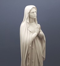 Our Lady Blessed Virgin Mary Greek Cast Marble Statue Sculpture 15.75 in - £83.65 GBP