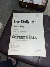 SHEET MUSIC &quot; LEAD KINDLY LIGHT &quot;  DATED 1912 - £7.88 GBP