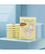 50 pcs Toilet Seat Covers Paper Flushable Travel Accessories Public Rest... - $19.79