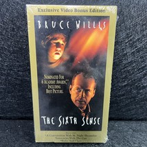 The Sixth Sense Movie Exclusive Bonus Edition VHSNew Factory Sealed Bruce Willis - £2.06 GBP