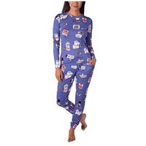 Munki Munki Ladies&#39; 3-Piece Pajama Set Size: XS, Color: Blue - £27.52 GBP