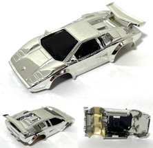 1993 TYCO Lamborghini HO Slot Car BODY Factory Chrome ! Few made Never Released - £34.36 GBP