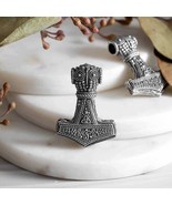 Sterling Silver Thor’s Hammer Pendant 36x26mm - $103.24