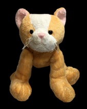 Ganz Acrobatz Cat LARGE Poseable Plush Stuffed Animal Orange Tabby H10858 RARE  - £121.83 GBP