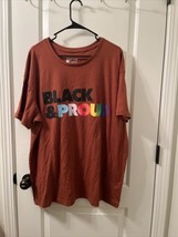 Take Pride x Target Adult Black &amp; Proud Graphic Print T-Shirt Crew Neck ... - £39.02 GBP