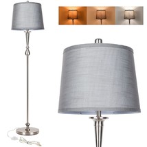 Tall Floor Lamp For Living Room Bedroom, 3 Color Temperature Standing Lamp With  - £73.17 GBP