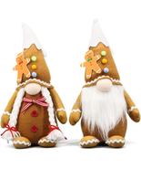Christmas Gingerbread Man Gnomes Plush Couple - Xmas Gingerbread Gnomes ... - $582.51 MXN
