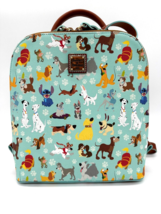 Disney Dooney &amp; and Bourke Dogs Backpack Purse Stitch Pluto Bolt Blue NW... - £249.33 GBP