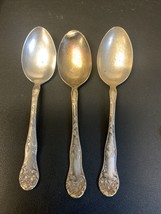3 Vintage Spoons 6&quot; 1877 NIAGARA FALLS SILVER CO. - $4.70