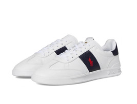 Polo Ralph Lauren Men&#39;s Heritage Aera Leather Sneakers US 11 D White/Nav... - $90.00