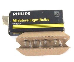 LOT OF 7 NIB PHILIPS MINIATURE LIGHT BULBS 73, 14V, 0.3CP - £12.45 GBP