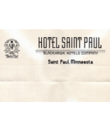 1930s Hotel St Paul Minnesota Stationary Lot 5 Pieces - £18.56 GBP