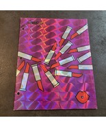 Vintage 90s SPARKLES Prism LIPSTICK School Folder Portfolio for Trapper ... - $525.24 MXN